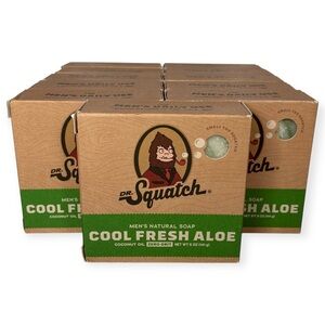(11) Dr. Squatch Cool Fresh Aloe Natural Bar Soap Zero Grit - 5 Oz Mens